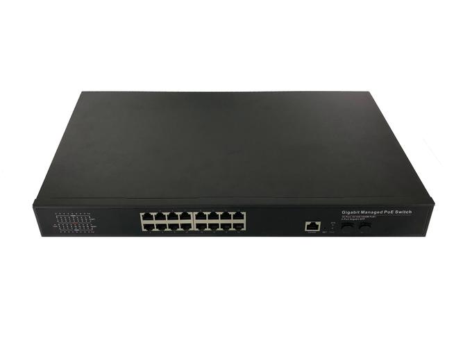 24口poe交换机千兆16口poe交换机是本初公司面向300w~1200w网络高清